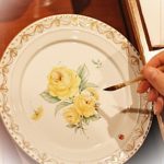 イエローローズのプレート
